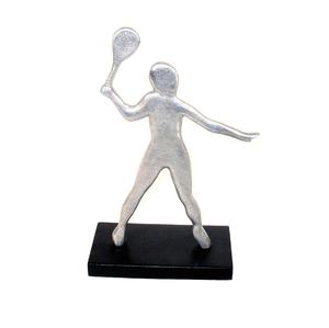 Escultura de jugador de hockey deportivo de Metal de aluminio, estatua abstracta moderna, decoración del hogar, perfecta para interiores de oficina de lujo y elegante - Product Image 6