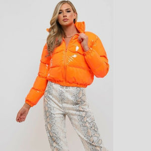 Manteau d'hiver en duvet de haute qualité personnalisé bulle surdimensionnée femmes avec capuche veste bouffante respirante - Product Image 4