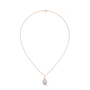 Collier de diamant Moissanite avancé en or blanc 14 carats 14 carats avec chaîne en corde Nouveau design de luxe pour les femmes Cadeau pour les occasions - Product Image 2