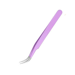 Premium Quality Customized Stainless Steel <b>Eyelash</b> <b>Tweezers</b> Hot Sale Beauty Products <b>Eyelash</b> <b>Tweezers</b> - Product Image 5