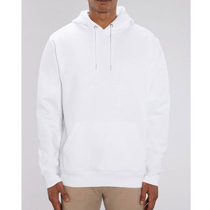 Sweat à capuche col rond épais 100 % coton, coupe décontractée, vente en gros - Product Image 4