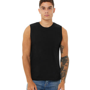 Chaleco de culturismo para hombre, camiseta sin mangas de entrenamiento de gimnasio, camiseta interior deportiva de algodón para hombre, chaleco informal - Product Image 2