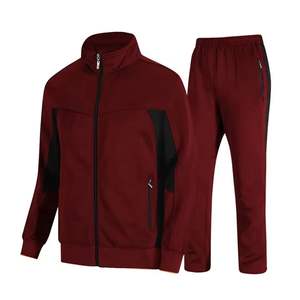 Conjunto de entrenamiento para correr para hombre, ropa deportiva para gimnasio, traje de dos piezas, chándales deportivos cómodos de poliéster de secado rápido - Product Image 5