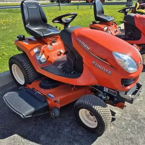 Tondeuse autoportée Kubota à moteur diesel, machine à couper l'herbe de jardin, tracteur professionnel pour l'aménagement paysager. - Product Image 1