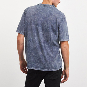 Camiseta Transpirable para Hombre, Estilo Vintage, de Manga Corta, 100% Algodón, Lavado Ácido, de Alta Calidad, con Estampado PufF, Secado Rápido - Product Image 2