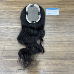 MEJOR VENTA Toupee Cabello humano Toupee Cutícula Remy Hair Topper para mujeres Estilo Natural Recto Estilo libre - Product Image 5