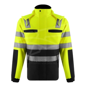 Best Price Hi Vis <b>Reflective</b> Lightweight Safety <b>Jacket</b> <b>Men</b> Breathable Hi Vis Safety <b>Men's</b> <b>Jackets</b> - Product Image 4