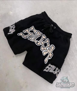 Mode rue hommes Shorts surdimensionné français éponge grande taille hommes Shorts Logo personnalisé poches latérales imprimé Shorts pour hommes - Product Image 2