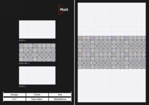 Carreaux muraux en céramique 300x600mm pour salle de bain et cuisine, finition brillante ou mate, surface sculptée effet sucre, design mural intérieur luxueux. - Product Image 5