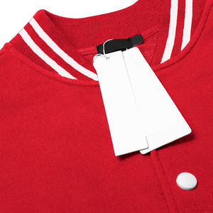 Veste de baseball en molleton de coton personnalisée, confortable, nouvelle arrivée, streetwear de marque en gros, veste de mode pour hommes - Product Image 3