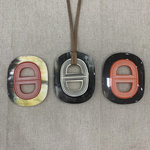 Gran oferta colgante de cuerno personalizado Nueva joyería chapada en moda con Color Chapado en naturaleza para regalos de fiesta de boda - Product Image 6