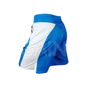 Shorts de MMA personnalisables à la taille élastique, décontractés, mi-longs, séchage rapide, respirants, en nylon/polyester, best-seller pour hommes - Product Image 5