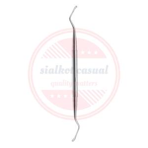 Curettes chirurgicales dentaires d'os d'acier inoxydable sonde dentaire de sondes à double extrémité à vendre - Product Image 5