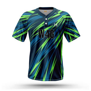 Özel erkek beyzbol forması <span class=keywords><strong>2</strong></span> düğmeler nefes Patchwork nem esneklik artı boyutu özel takım isimleri softbol için giymek - Product Image 1