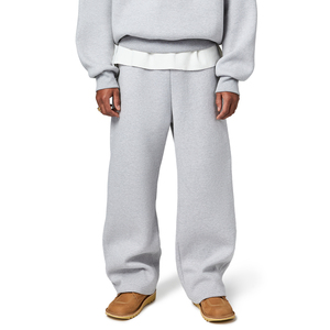 Custom Flare Sweat <b>Pants</b> Manufacturer Heavy Weight 500 Gsm Oversized French Terry Baggy Straight Leg Sweatpants for Men - Product Image 6
