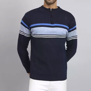 Jersey de calidad Premium para hombre, sudadera informal 100% de algodón, sudadera para hombre, jersey de lana de invierno, sudadera básica de algodón - Product Image 1