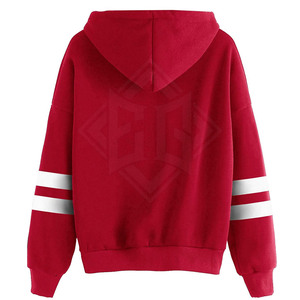 Women's Casual Cotton/<b>Polyester</b> <b>Hoodies</b> Front Logo Long Sleeves Hooded Collar Quick Dry Eco-Friendly Breathable for Winter - Product Image 2