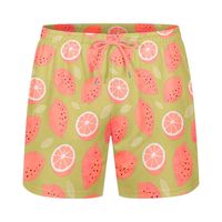 Shorts de bain pour hommes imprimés personnalisés de haute qualité Double couche 100% Polyester séchage rapide été surf poches dans la rue haute