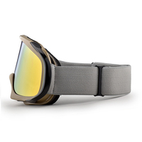 Lunettes de moto coupe-vent, monture en TPU, lentille hydrophobe, sangle réglable, lunettes de motocross pour la conduite, la randonnée et la conduite