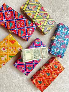 Conjunto de Bolsos de Mano Rígidos con Estampado Étnico Colorido para Mujer, Estilo Boho, Bolso de Mano Tipo Caja, para Fiestas, Bodas y Eventos - Product Image 3