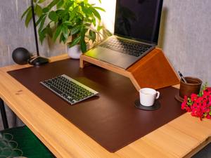 Premium Genuine <b>Leather</b> <b>Desk</b> <b>Mat</b> Office Pad Non Slip Durable Smell Proof Luxury Smooth for Professional Setup LDM-0182 - Product Image 3