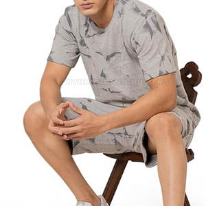 กางเกงขาสั้นและเสื้อเชิ้ตลำลองผ้าฝ้ายผู้ชายสำหรับฤดูร้อน-ตัวเลือกการออกแบบที่กำหนดเอง - Product Image 5