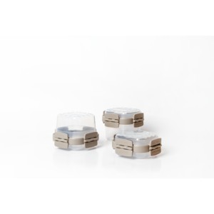 Modern 9-Piece Plastic Kitchen <b>Canister</b> <b>Set</b> with Bamboo Lids 4L Freshness Preservation - Product Image 2