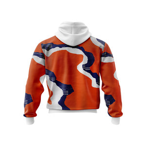 Sweat-shirt à capuche zippé en molleton français respirant de style streetwear, mode décontractée, vente en gros - Product Image 5