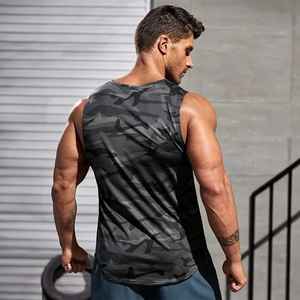 Camiseta sin mangas de gimnasio informal de talla grande para hombre, diseño de punto transpirable para comodidad y estilo para el entrenamiento - Product Image 6