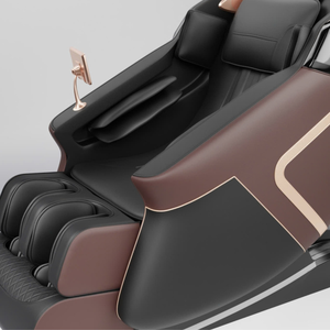 เก้าอี้นวด4D ระบบไร้แรงโน้มถ่วงแบบเต็มตัวใหม่เก้าอี้นวดหนัง PU ลูกกลิ้งความร้อนสำหรับบ้านผลิตในเวียดนาม - Product Image 2