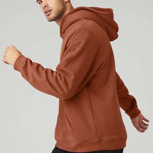Athletic Men's Poly Men's EverSoft Fleece Pullover <b>Hoodie</b> Sweatshirt Sizes S-<b>3XL</b> Custom Logo Wholesale Price 450 GSM Hoodies - Product Image 3