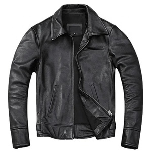 Hot Selling Women's <b>Men's</b> 2027 Models Clothing <b>Leather</b> <b>Jacket</b> New Fashion <b>Men</b> <b>Leather</b> <b>Jacket</b> Windproof <b>Leather</b> <b>Jacket</b> - Product Image 3