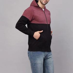 Sweats à capuche avec logo personnalisé pour hommes Plus Size Boxy Fit Drop Shoulder Hoodie With Zipper Thick Oversized Full Zip Up Hoodies Unisex - Product Image 3