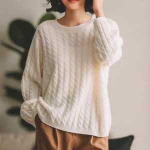 Gilet en laine d'hiver unisexe personnalisé pour femmes Pull à col rond à manches longues Gilet en tricot Uniformes - Product Image 3