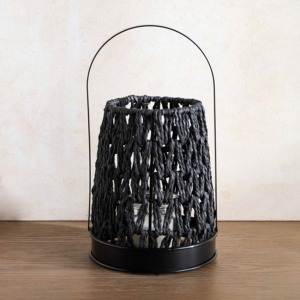 Adorable <b>Black</b> <b>Candle</b> <b>Holder</b> Stylish Decorative Table Accent Modern Centerpiece for Living Room Bedroom and Dining - Product Image 2