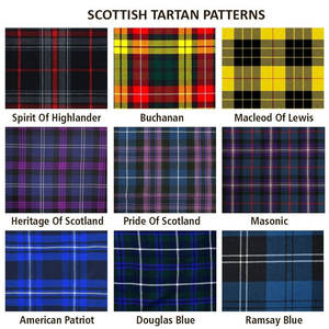 Kilt hybride noir pour homme, motif écossais, avec plaques de tartan du Fierté d'Écosse et sangles à chaînes - Product Image 3