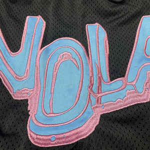 Pantalones cortos para correr de verano para hombre, pantalones cortos deportivos informales para correr, patrón de ondas, Color sólido, cordón suelto, seco, pantalones cortos deportivos para gimnasio - Product Image 4