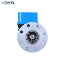 Rotameter Flowmeter Tekanan Rendah untuk Industri OEM, Kustom, Cairan Gas, dengan Penunjuk Lokal, Flens, Tabung Logam, dan Pelampung