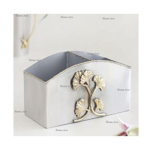 Porte-papier de soie de forme carrée de qualité exclusive Trending Design Porte-serviettes en laiton couleur or au prix le plus bas - Product Image 3