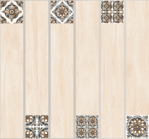 BOSCUS CREMA DECOR Carreaux de porcelaine 200x1200mm Aspect bois Finition mate Carreaux de planche décoratifs pour murs et sols - Product Image 1