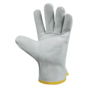 Venta caliente logotipo personalizado grano de vaca guantes de trabajo de cuero suave para los conductores para trabajar detrás del volante - Product Image 6