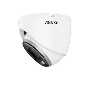ANNKE NightChroma (3K) Câmera de segurança 5MP Construído em Mic Color Night Vision IP67 Outdoor impermeável CCTV Turret Camera