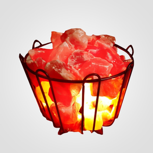 Lampe Bouquet en Pierre de Sel de l'Himalaya avec Câble Variateur pour Décoration Intérieure, Spa, Sauna et Espaces Bien-être - Product Image 1