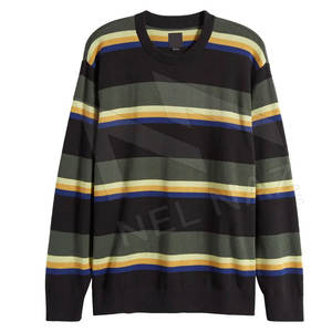 Fabricants de vêtements personnalisés pull d'hiver tricoté décontracté pour hommes respirant avec décoration de logo sur demande personnalisée - Product Image 1