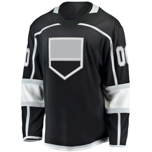 High Quality Unisex Heat-Transfer Printed 100% Polyester Ice Hockey Jersey Breathable Mesh Moisture-Wicking Custom Embroidered - Product Image 3