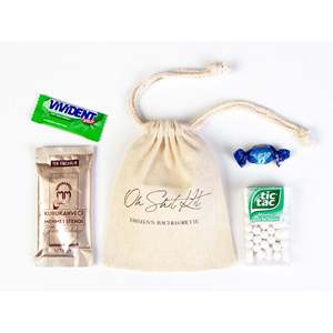 Bolsas para la resaca Oh Shit Kit, personalizadas y hechas a mano, para despedidas de soltera, con pantalla protectora para embalaje artesanal y protección contra el polvo, en promoción - Product Image 2