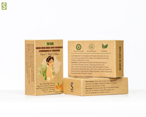 ธรรมชาติ Kojic ขมิ้นตะไคร้ไวท์เทนนิ่งสบู่ - Product Image 4