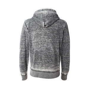เสื้อฮู้ดผู้ชายฟอกสีกรดมาใหม่2024ออกแบบโลโก้ได้ตามต้องการ - Product Image 3