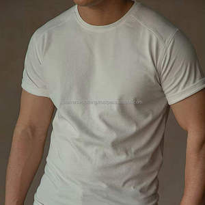 Best Quality Mens T <b>Shirts</b> Wholesale Custom Cotton O Neck <b>Half</b> <b>Sleeve</b> Knitted Fitness Blank Casual Wear Latest Bespoke Gym - Product Image 2