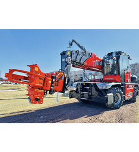 Manitou MRT 3060, chargeur télescopique rotatif avec déchiqueteur de bois CS750, moteur 173 CV, transmission hydrostatique, état neuf - Product Image 2